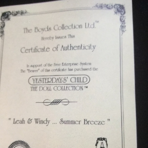 The Boyd’s collection yesterday’s child doll - Picture 3 of 6